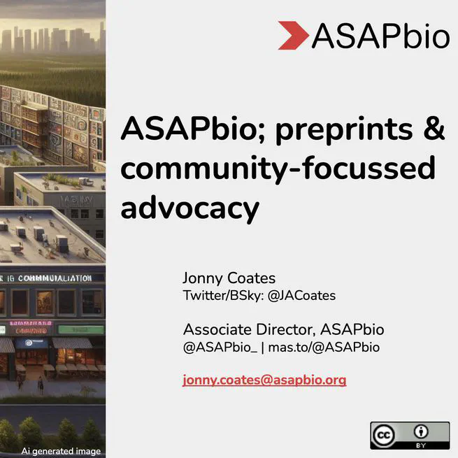 ASAPbio preprints & community-focussed advocacy