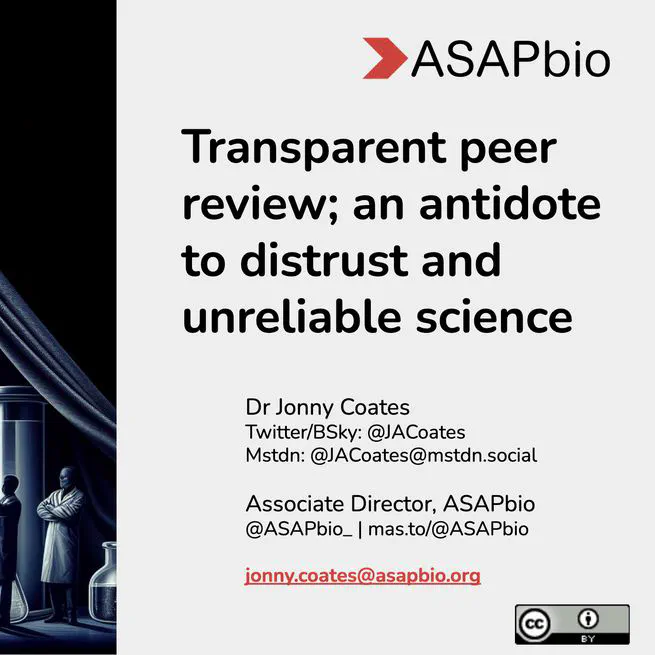 Transparent peer review as an antidote to distrust and unreliable science