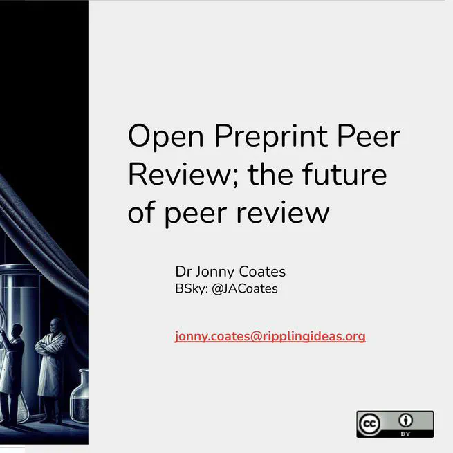 Open Preprint Peer Review the future of peer review