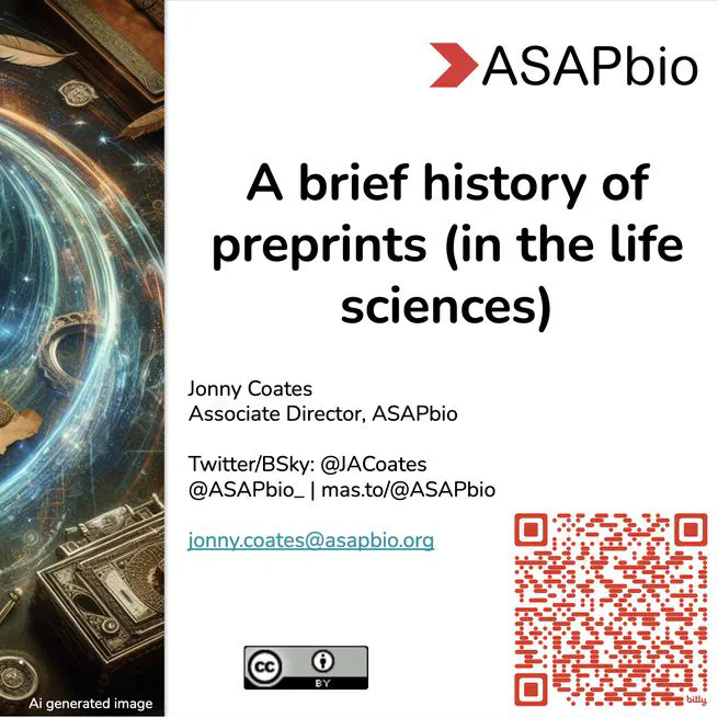 A brief history of preprints in the life sciences